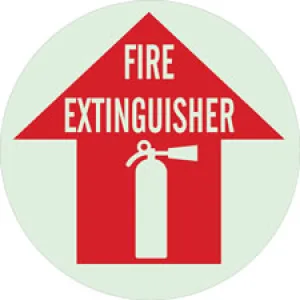 FIRE EXTINGUISHER BradyGlo Floor Sign/Buy online