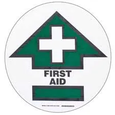FIRST AID Up Arrow ToughStripe Floor Sign/Buy online
