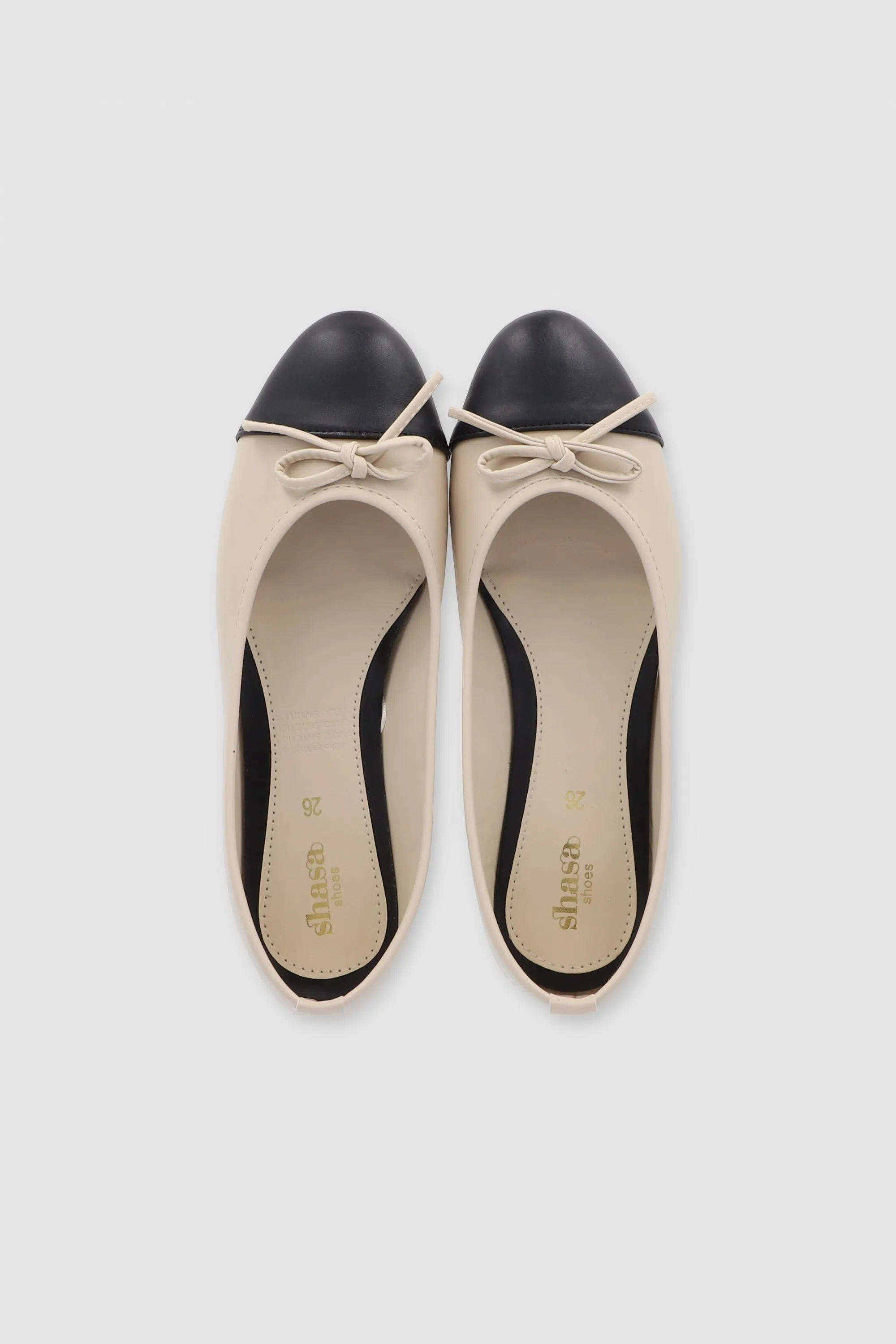 FLAT BALERINA CONTRASTE