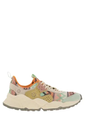 Flower Mountain Kotetsu sneakers i mocka och tekniskt tyg