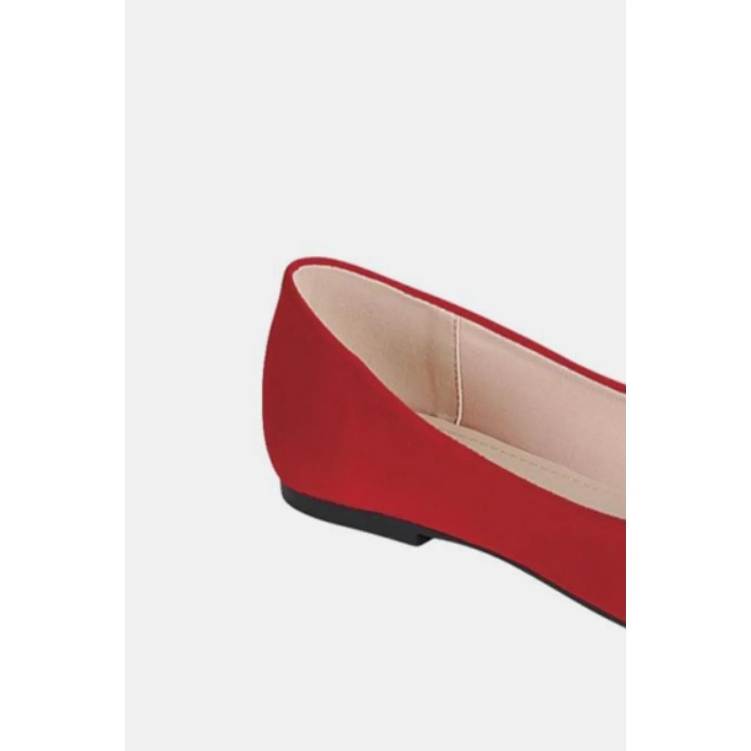 Forever Link Pointy Toe Slip On Flat Loafers