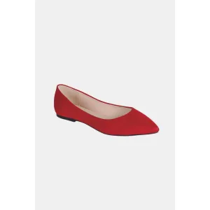 Forever Link Pointy Toe Slip On Flat Loafers
