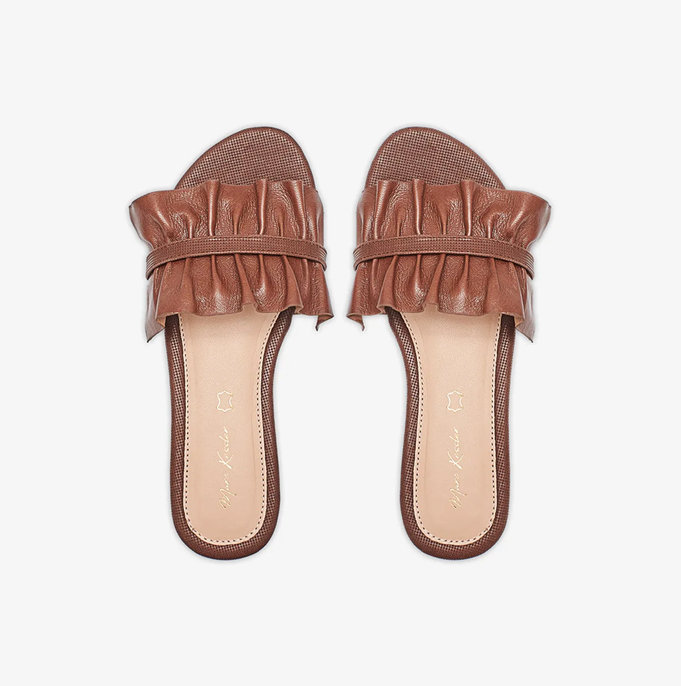 Fringed Ladies Leather Chappal