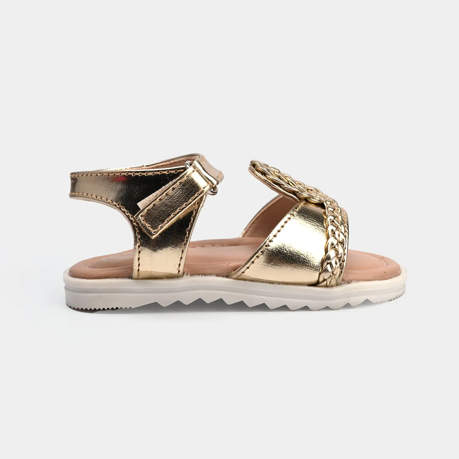 Girls Sandal 1336-Golden