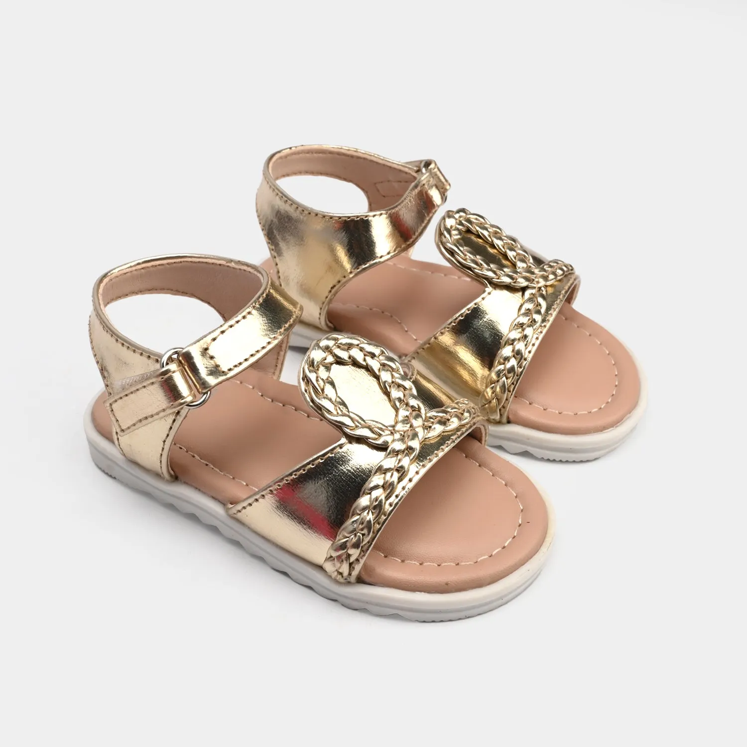 Girls Sandal 1336-Golden
