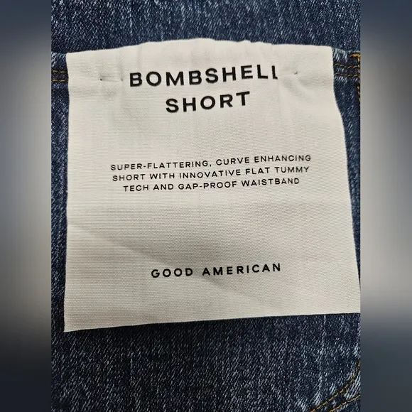 Good american NWT 6 revolve bombshell distressed high waist denim Shorts