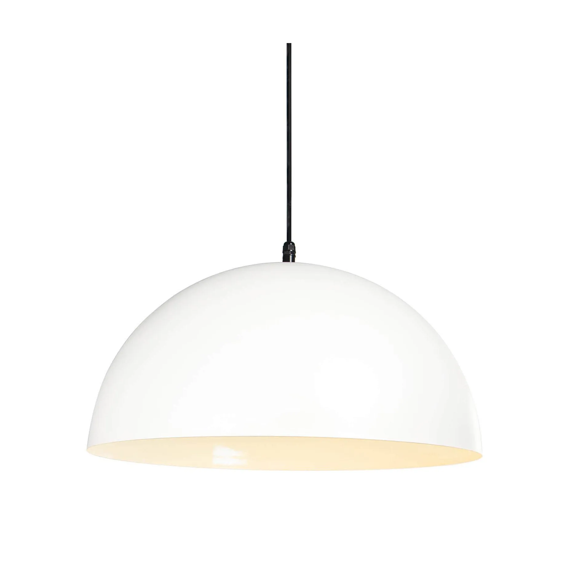 Grout White Outdoor Pendant