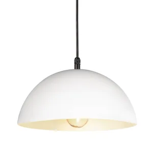 Grout White Outdoor Pendant