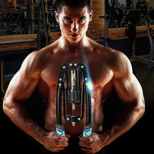 Heavy Duty Hydraulic Chest Arm Resistance Exerciser Workout Tool
