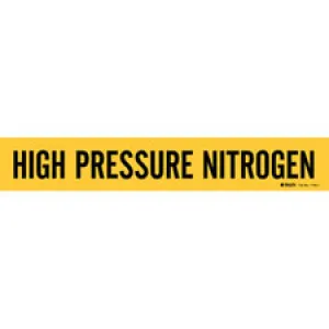 HIGH PRESSURE NITROGEN Pipe Marker| Buy online