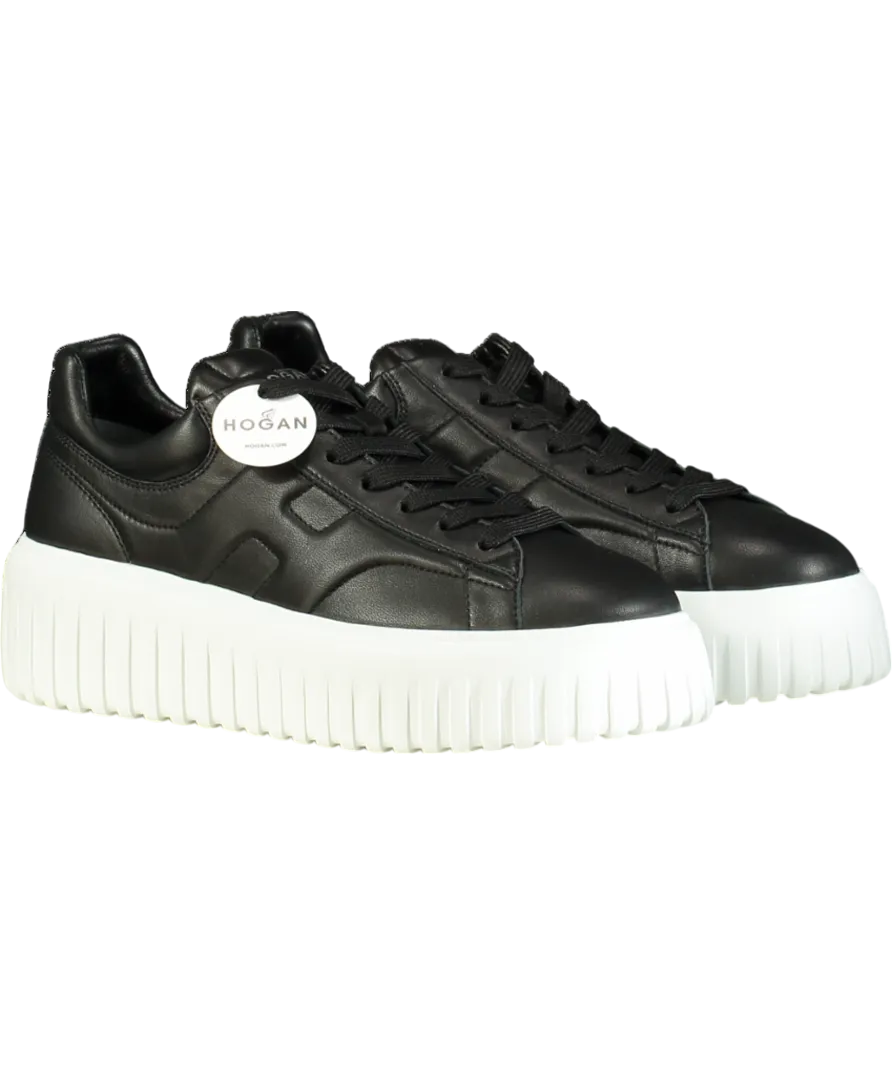 Hogan Black H-stripe Raised Sneaker UK 5 EU 38 👠