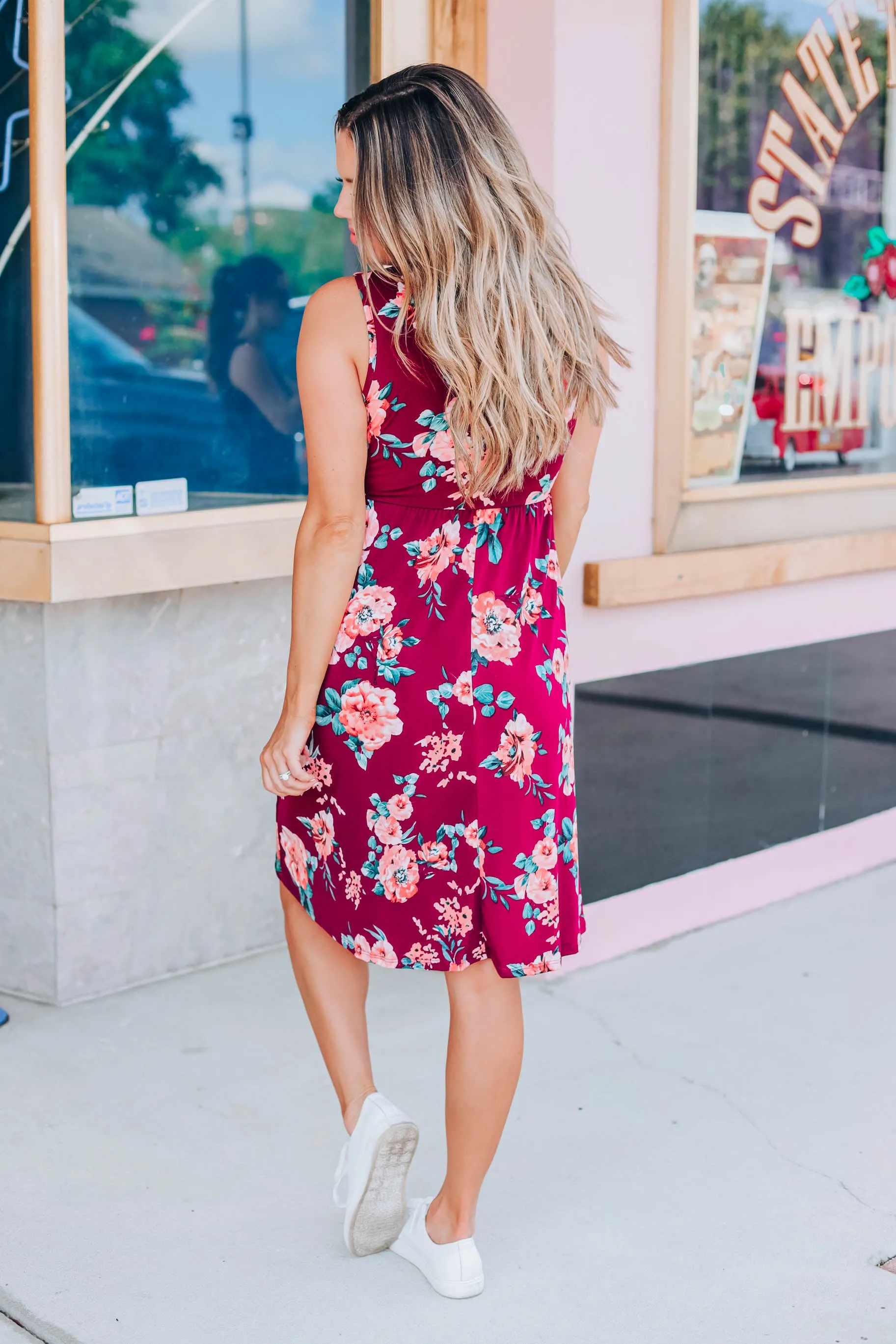 In Full Bloom Baby Doll Dress
