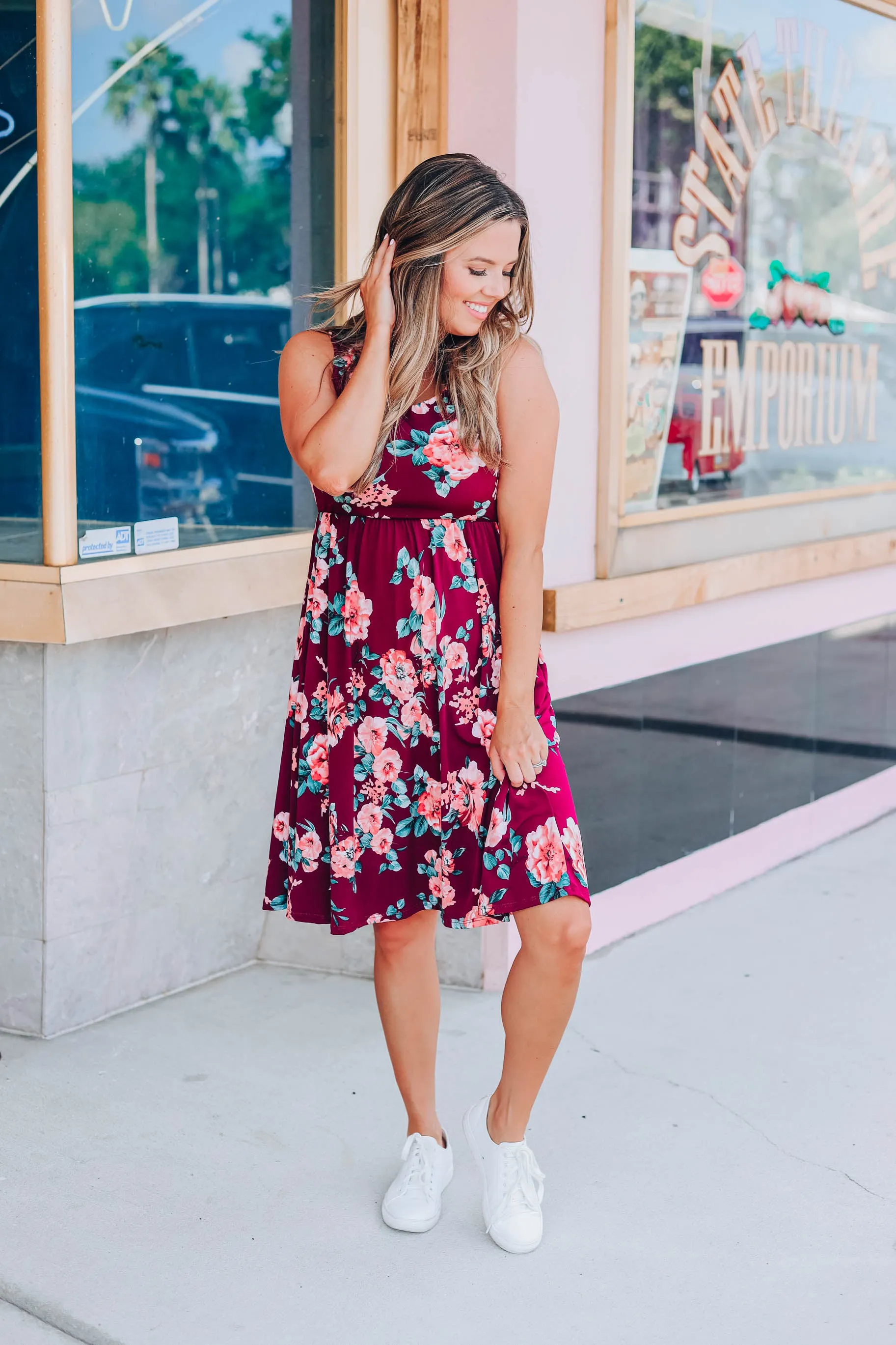 In Full Bloom Baby Doll Dress