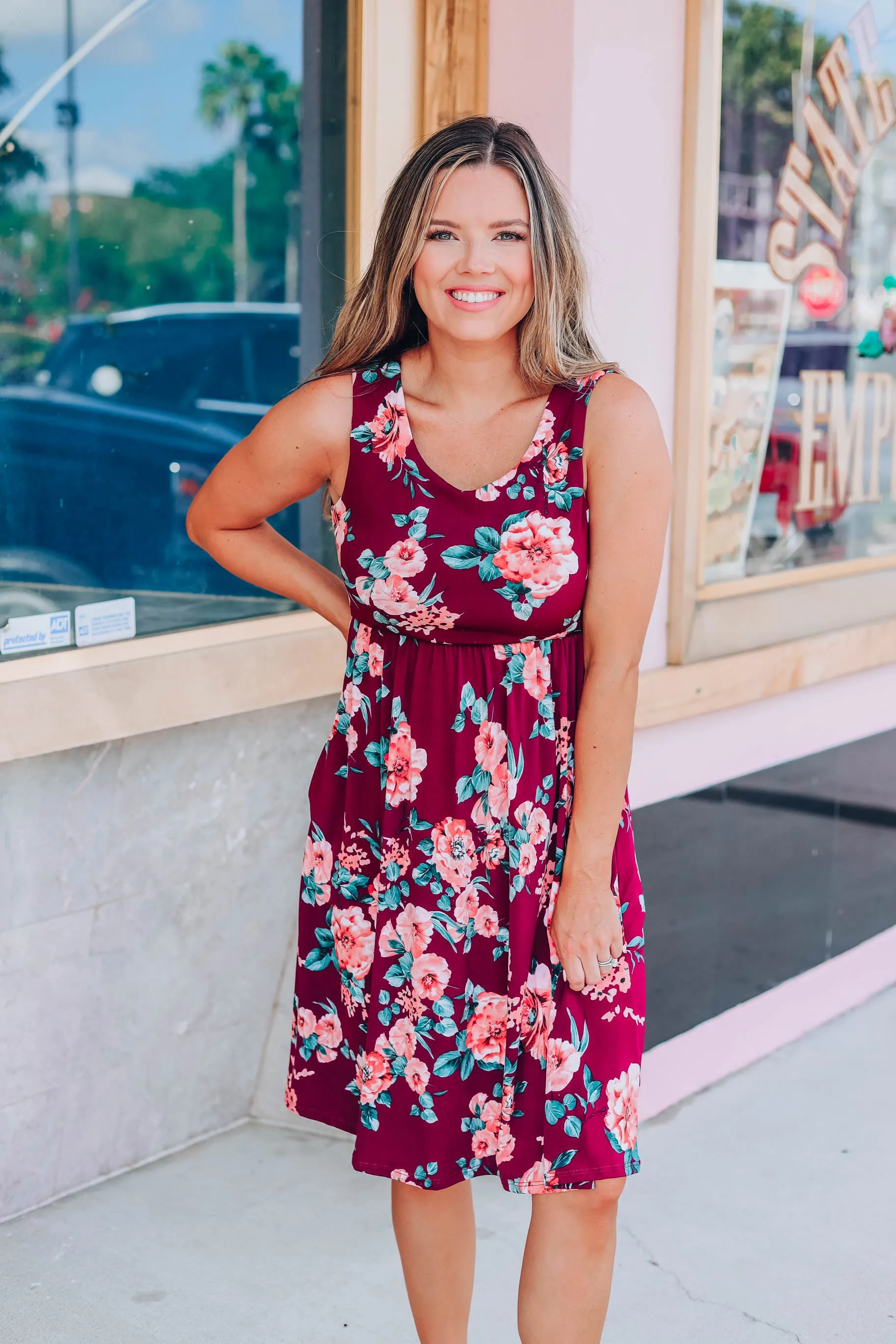 In Full Bloom Baby Doll Dress