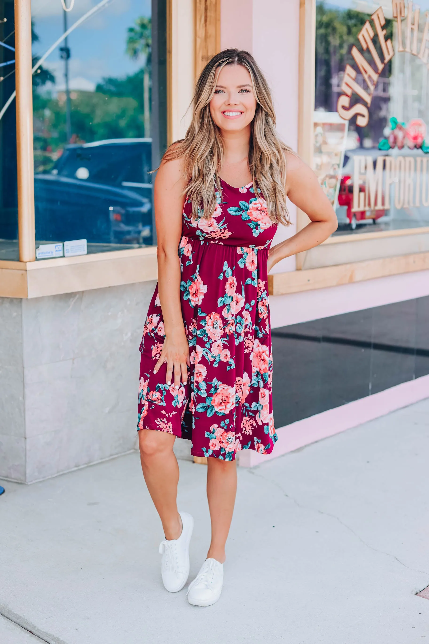 In Full Bloom Baby Doll Dress