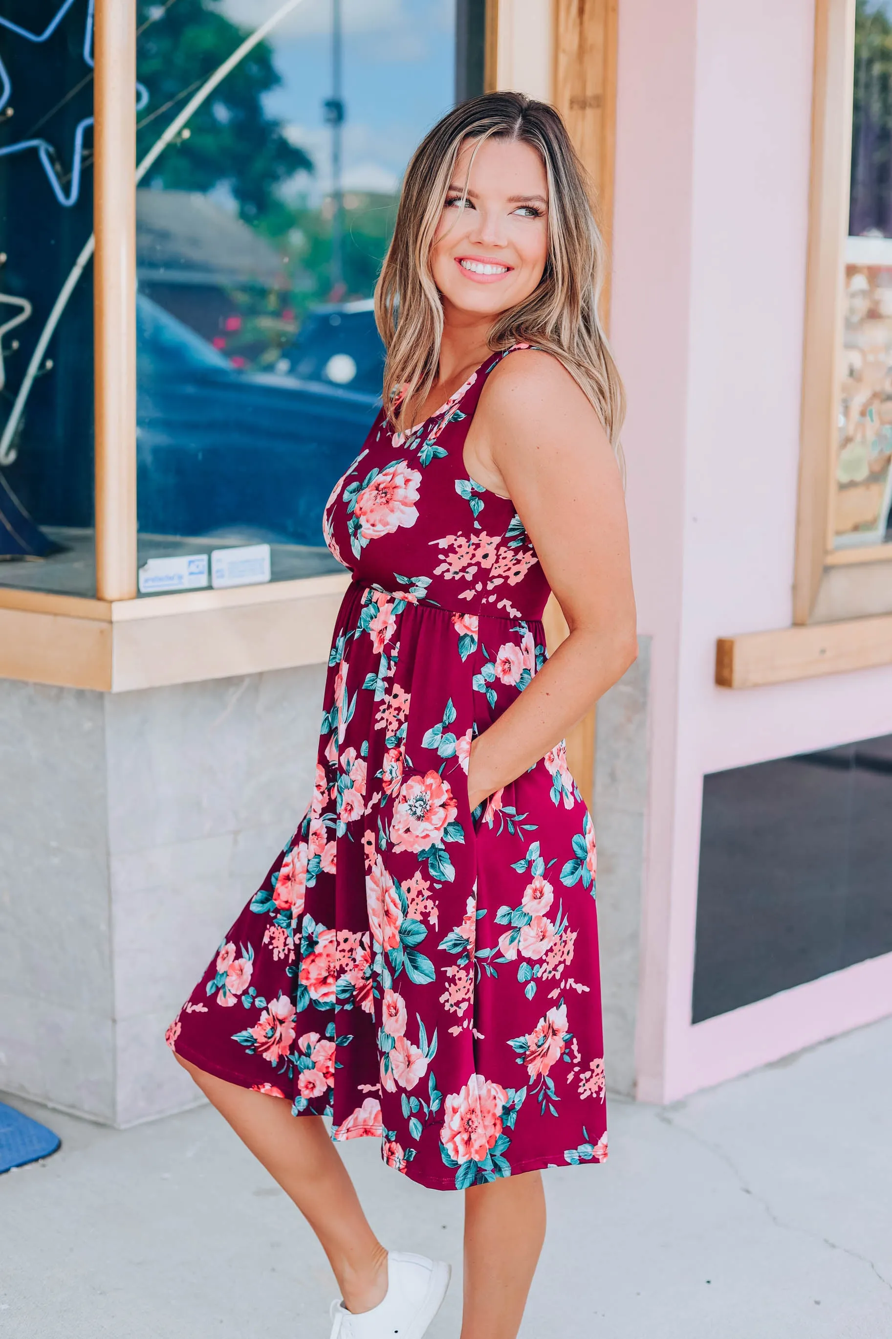 In Full Bloom Baby Doll Dress