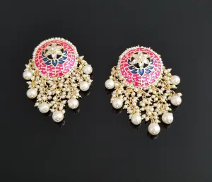 Indo Western Trendy Earring With Gold Plating