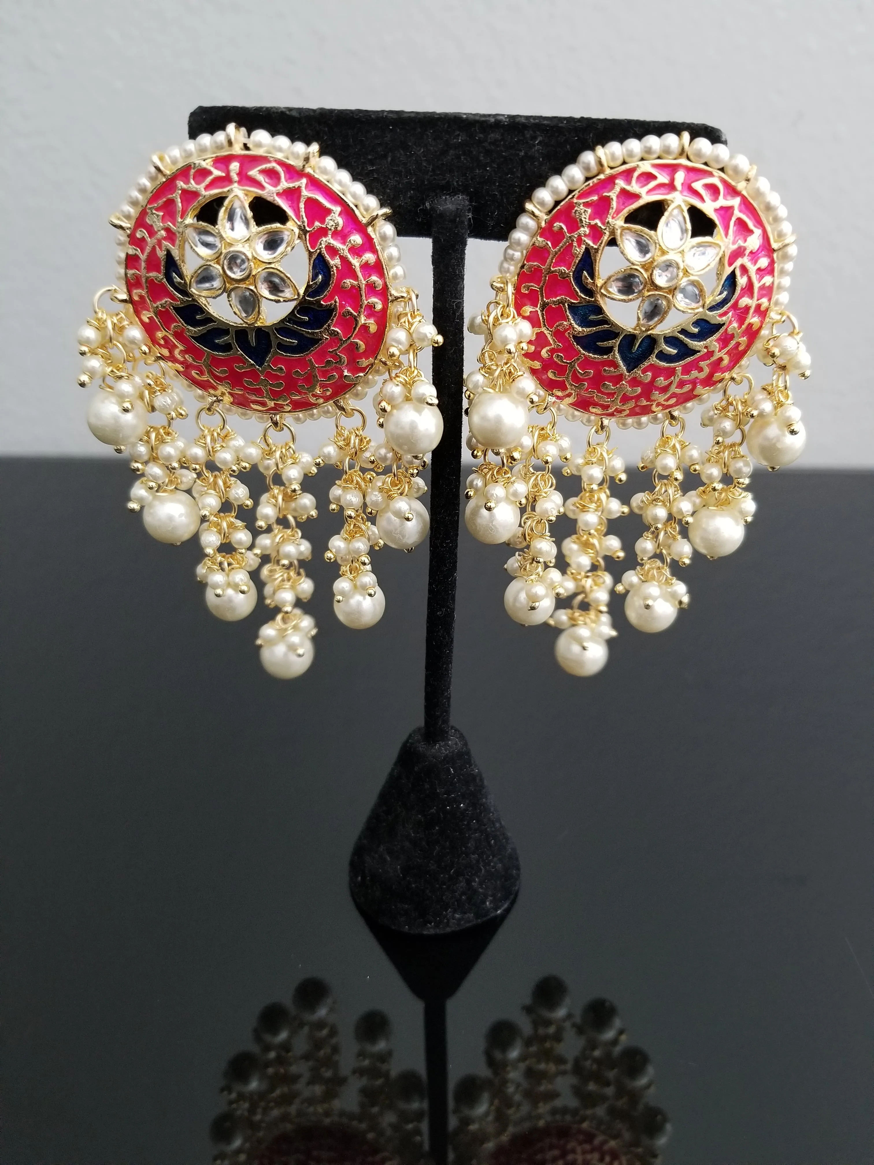 Indo Western Trendy Earring With Gold Plating