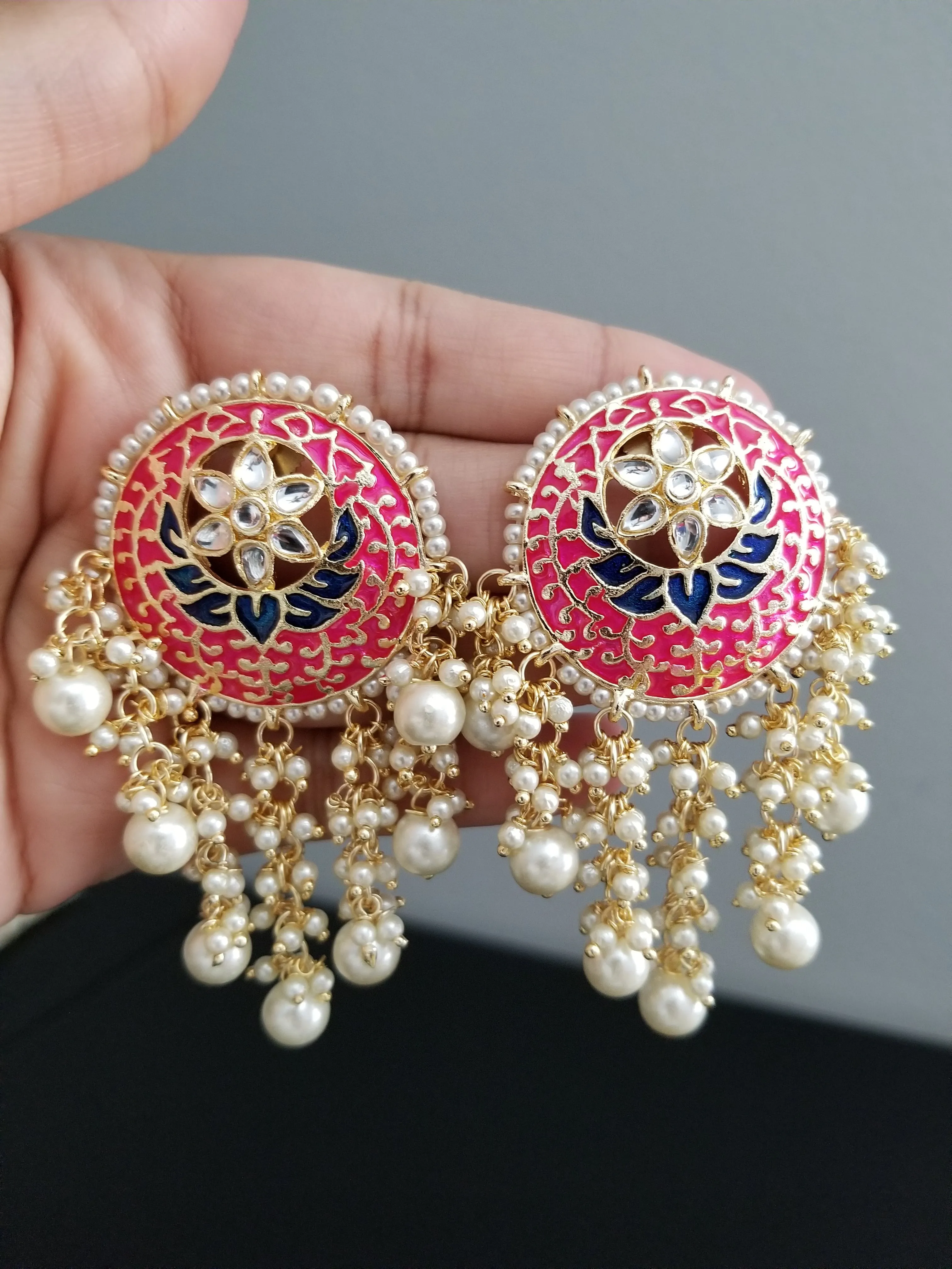 Indo Western Trendy Earring With Gold Plating