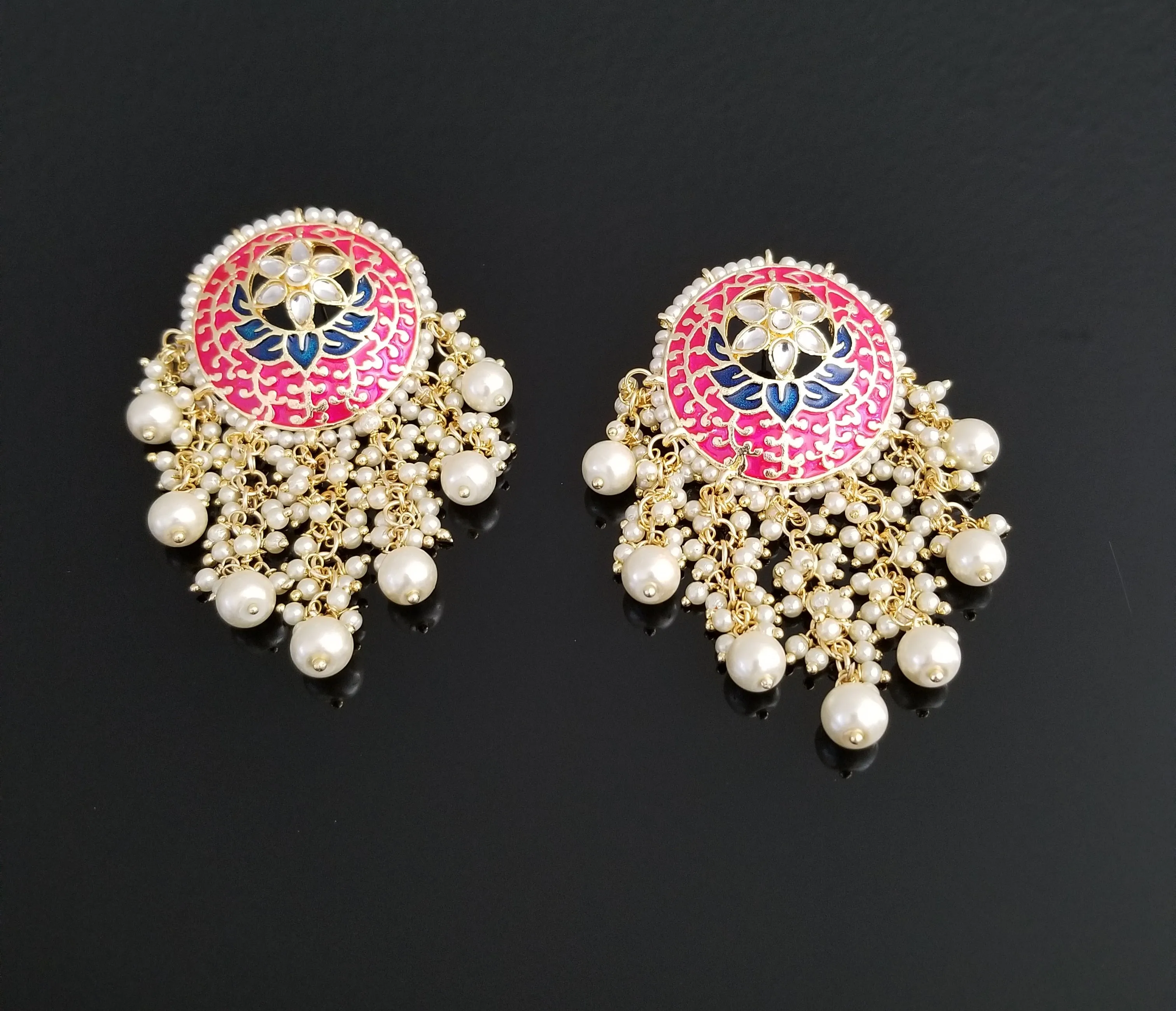 Indo Western Trendy Earring With Gold Plating