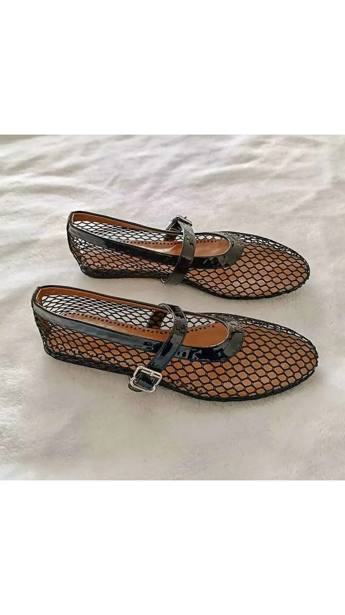 Jane Mesh Ballet Flats