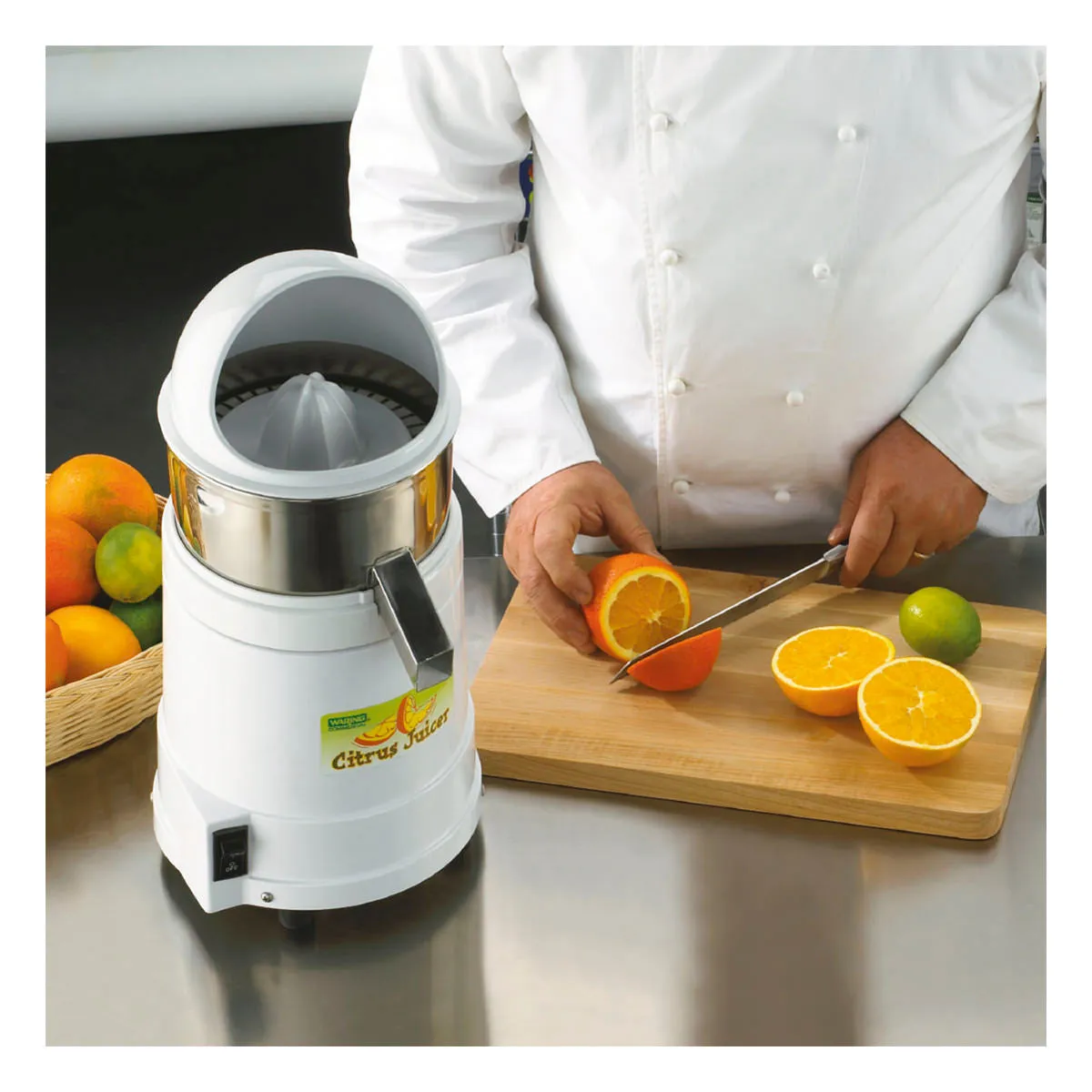 JC4000 Heavy-Duty Citrus Juicer with Dome by Waring Commercial