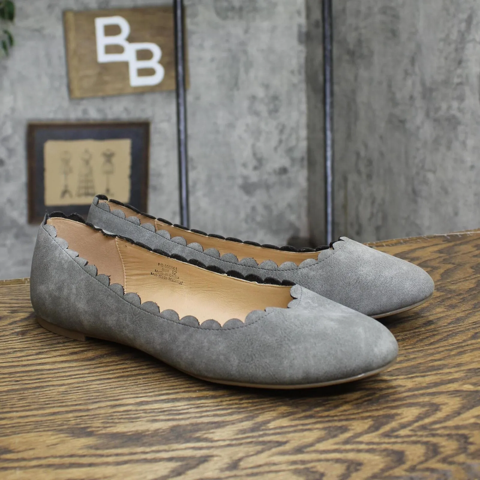 Journee Collection Netta Womens Pull On Flats NETTAGRAY Gray 12M
