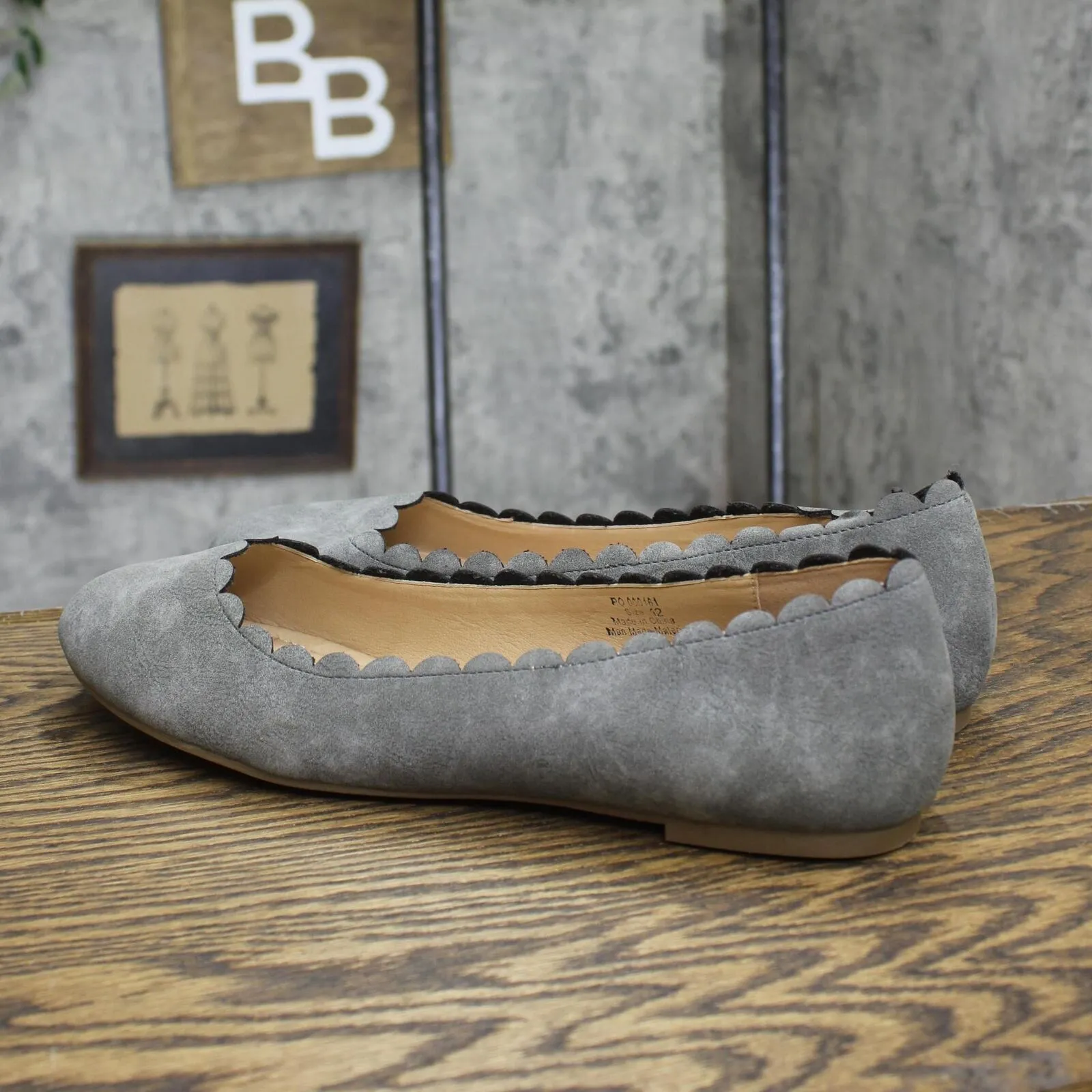 Journee Collection Netta Womens Pull On Flats NETTAGRAY Gray 12M