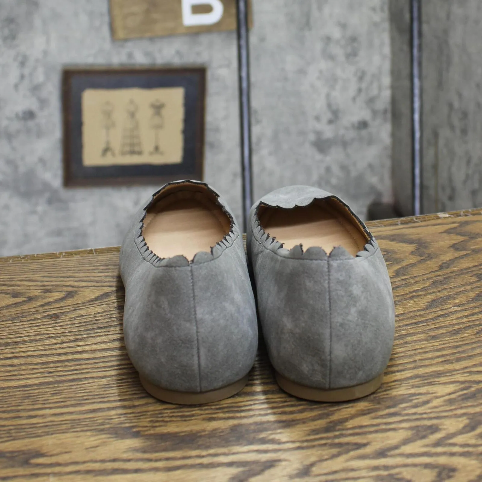 Journee Collection Netta Womens Pull On Flats NETTAGRAY Gray 12M