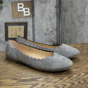 Journee Collection Netta Womens Pull On Flats NETTAGRAY Gray 12M