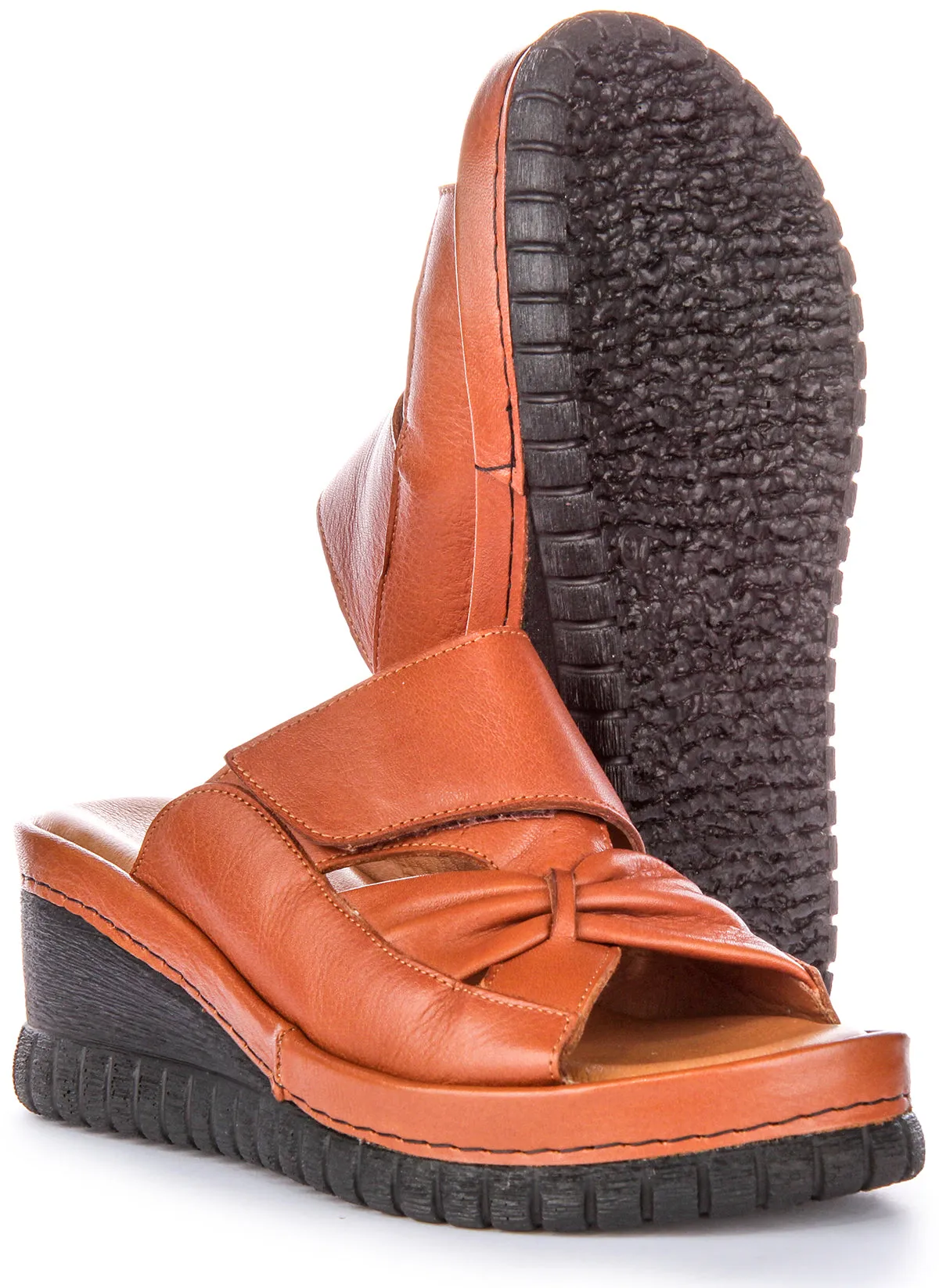 Justinreess England Sloane Soft Footbed In Tan For Women | Secret Sale