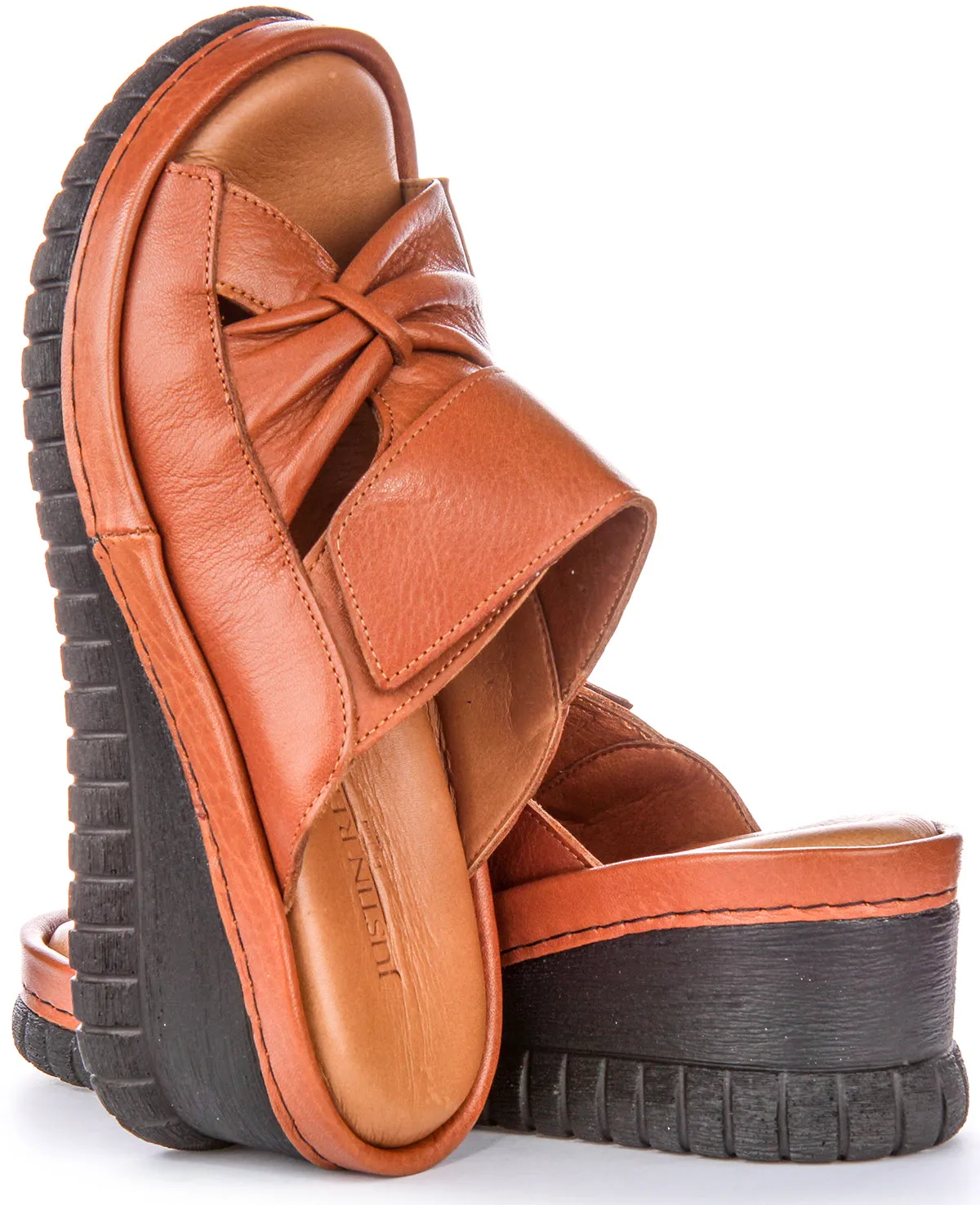 Justinreess England Sloane Soft Footbed In Tan For Women | Secret Sale
