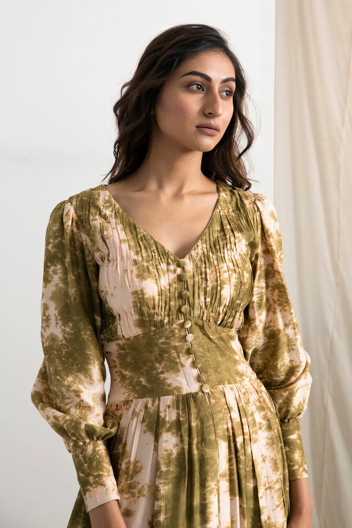 Lana - Tie & Dye Empire Dress