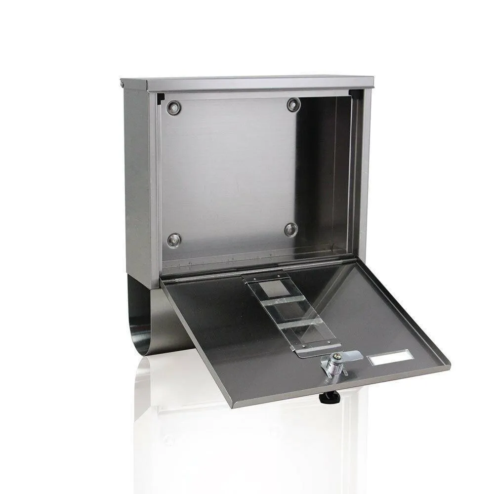 Large Heavy Duty Wall Mounted Vertical Home Metal Lockable Mailbox