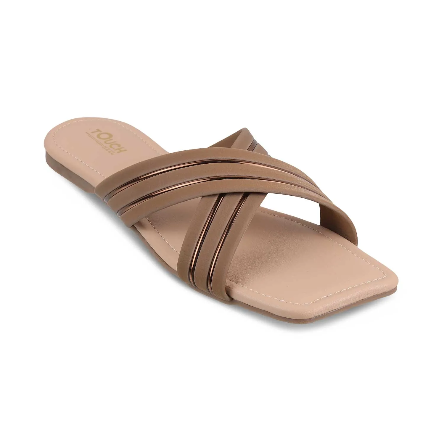 Leather Bow Tie Slip-On Flats