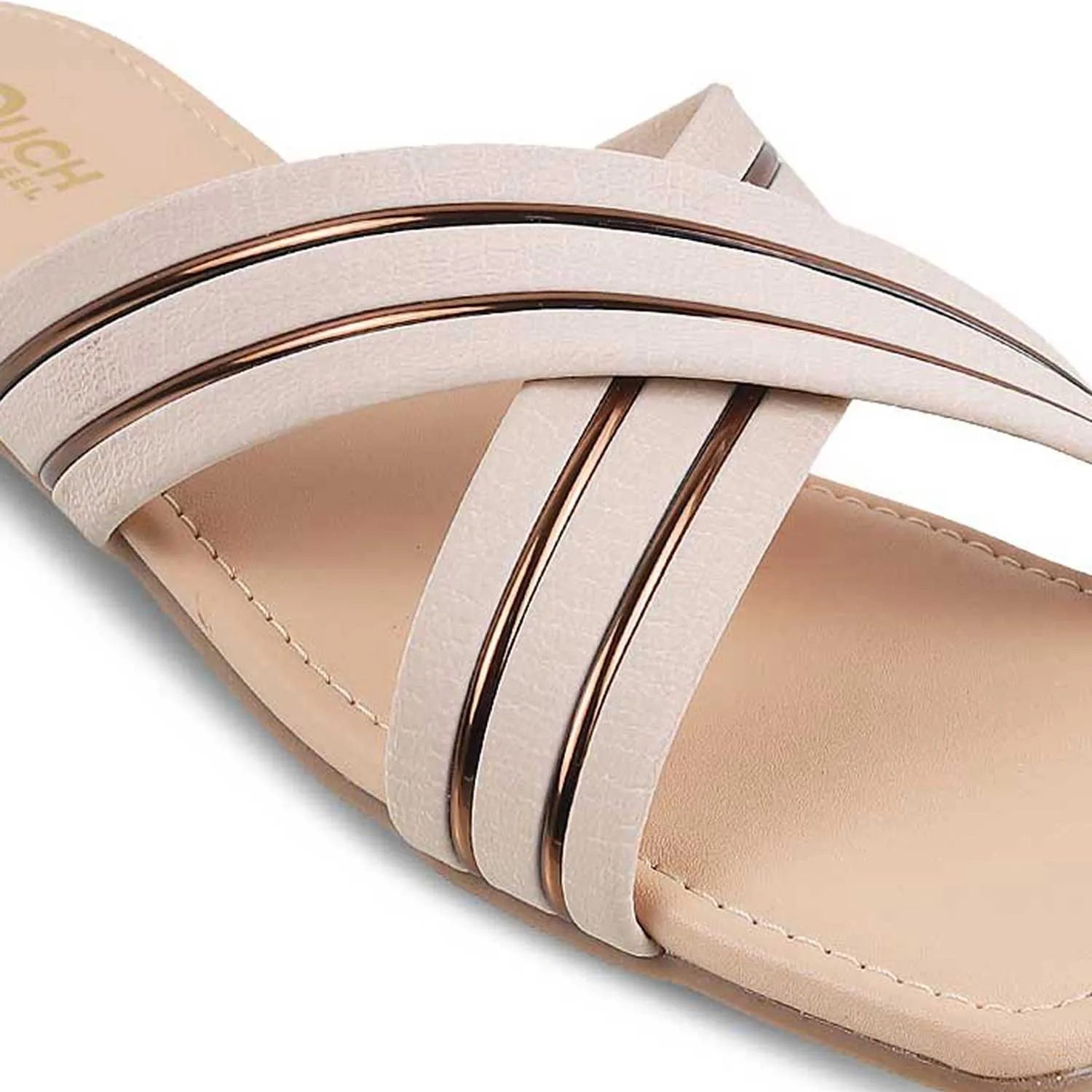 Leather Bow Tie Slip-On Flats