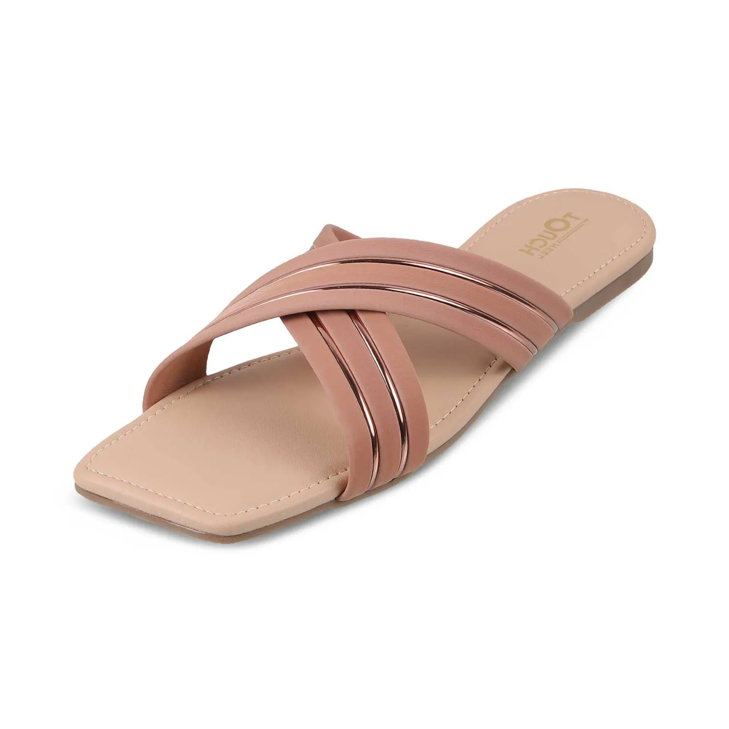 Leather Bow Tie Slip-On Flats