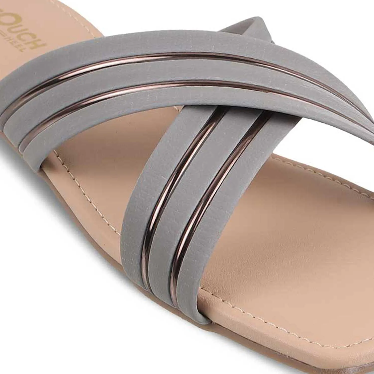 Leather Bow Tie Slip-On Flats