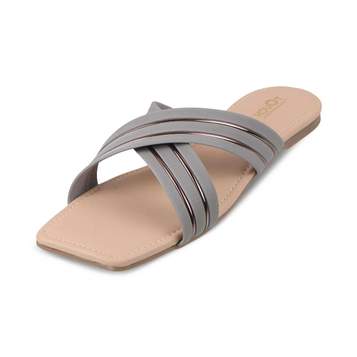 Leather Bow Tie Slip-On Flats