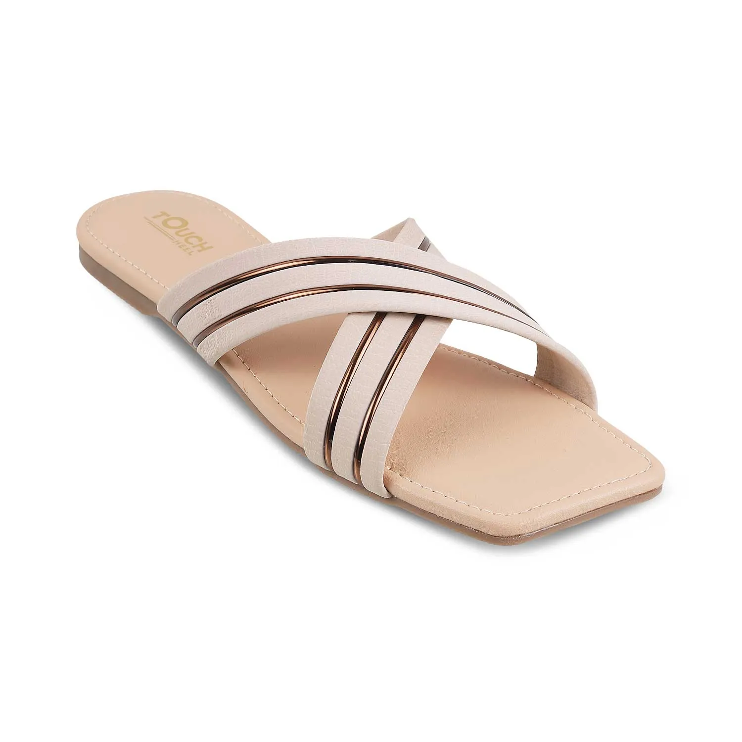Leather Bow Tie Slip-On Flats
