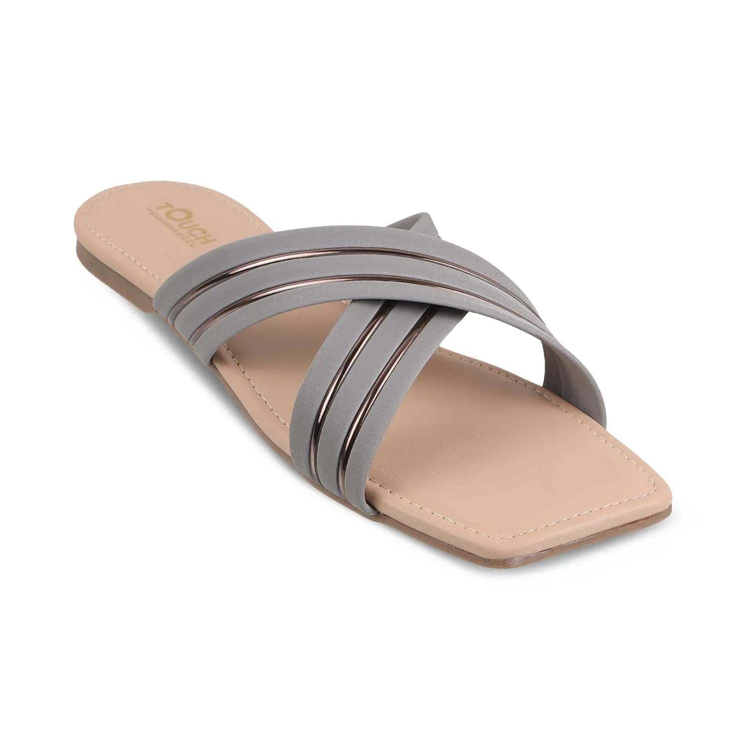 Leather Bow Tie Slip-On Flats