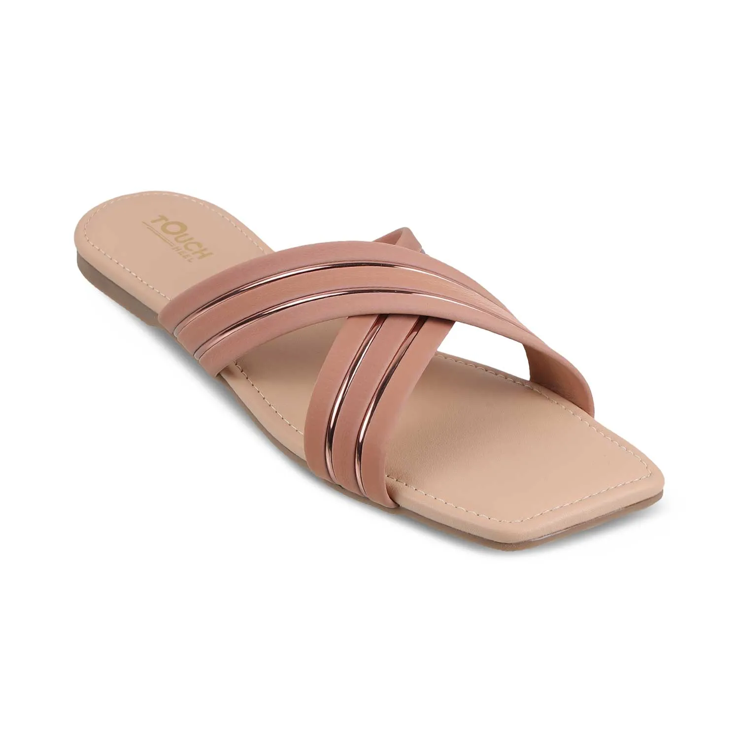 Leather Bow Tie Slip-On Flats