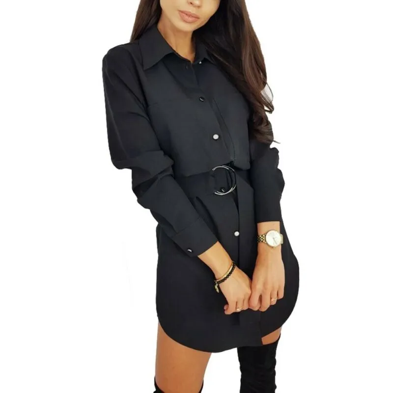 Long Sleeve Shirt Dress