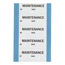 Maintenance Write-On Labels| Buy online