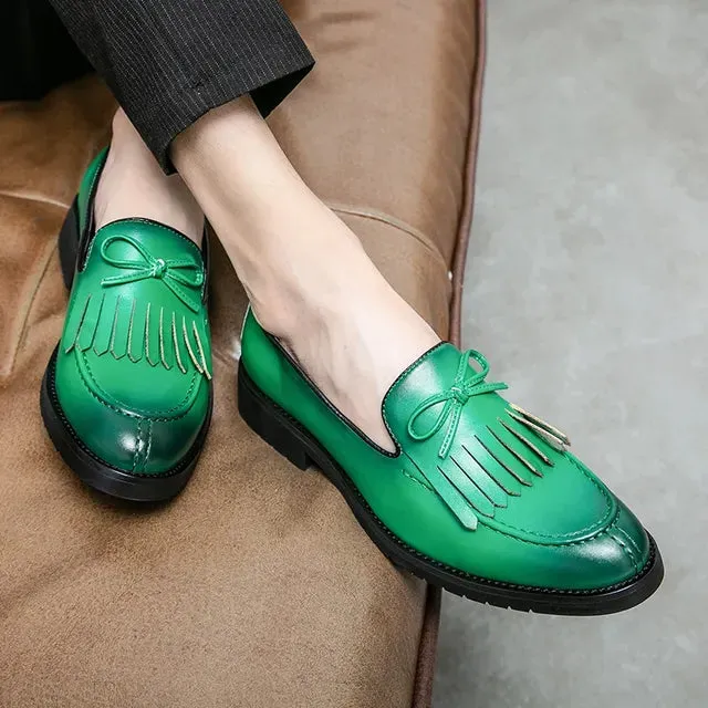 Men Leather Slip On Shoes