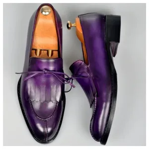 Men Leather Slip On Shoes