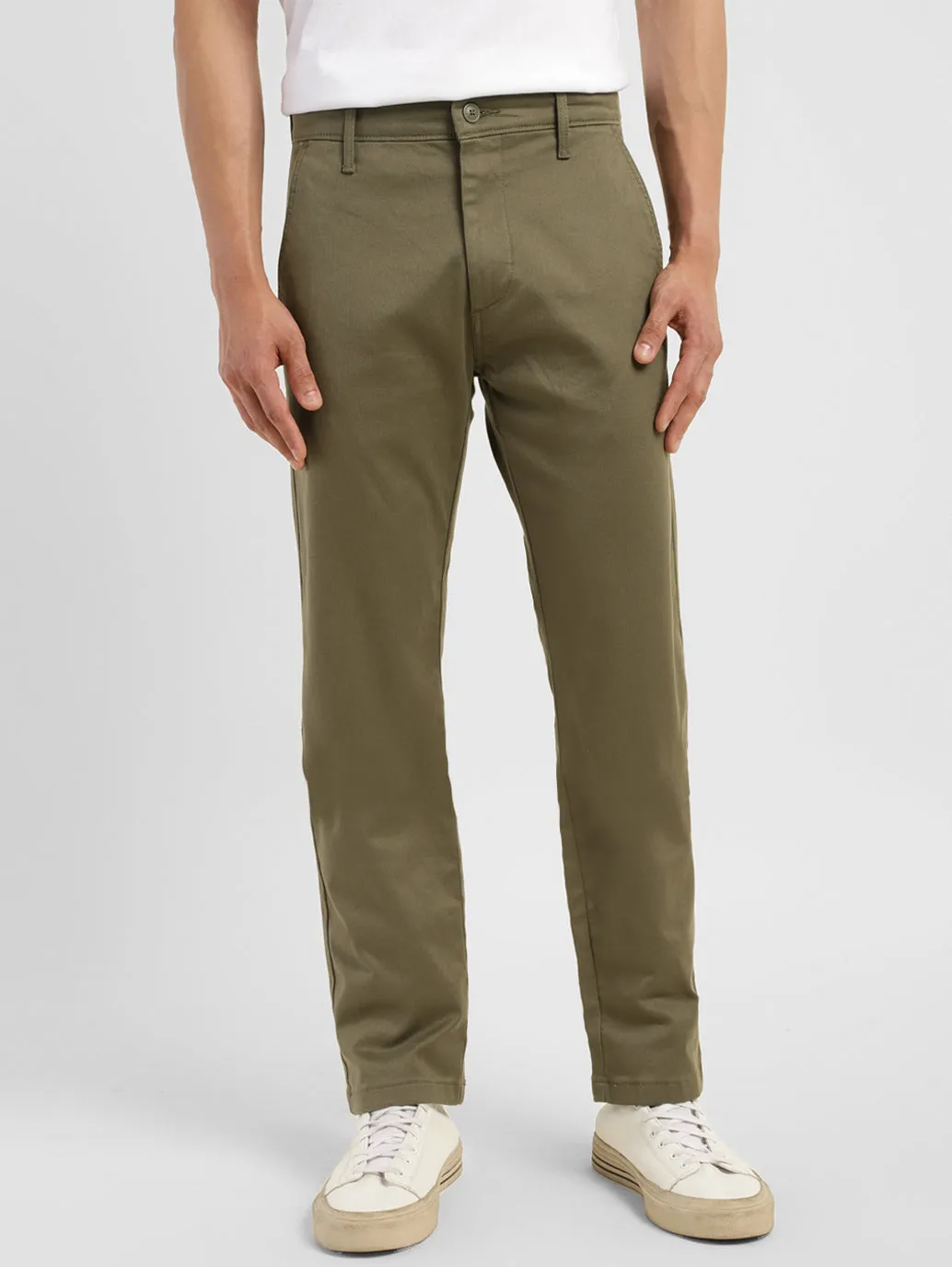 Men's 512 Green Slim Tapered Fit Chinos