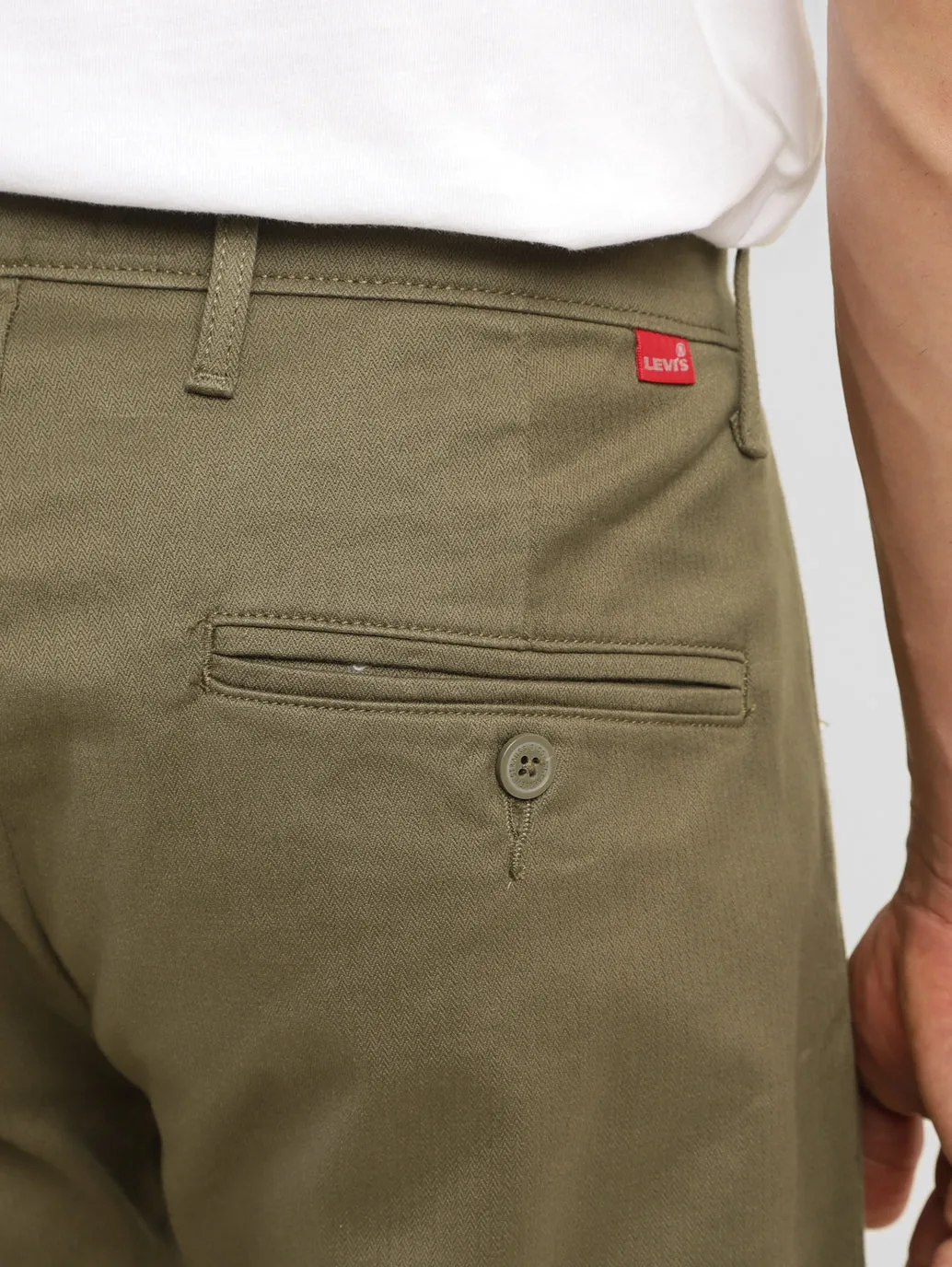Men's 512 Green Slim Tapered Fit Chinos