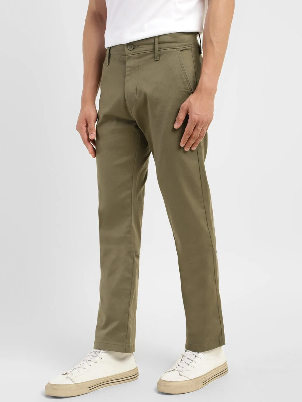 Men's 512 Green Slim Tapered Fit Chinos