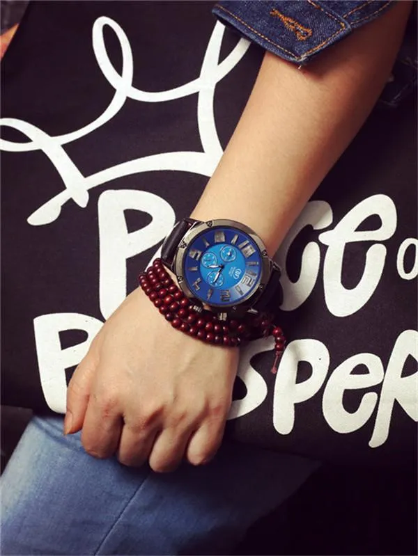 Men's Analog LED Watch